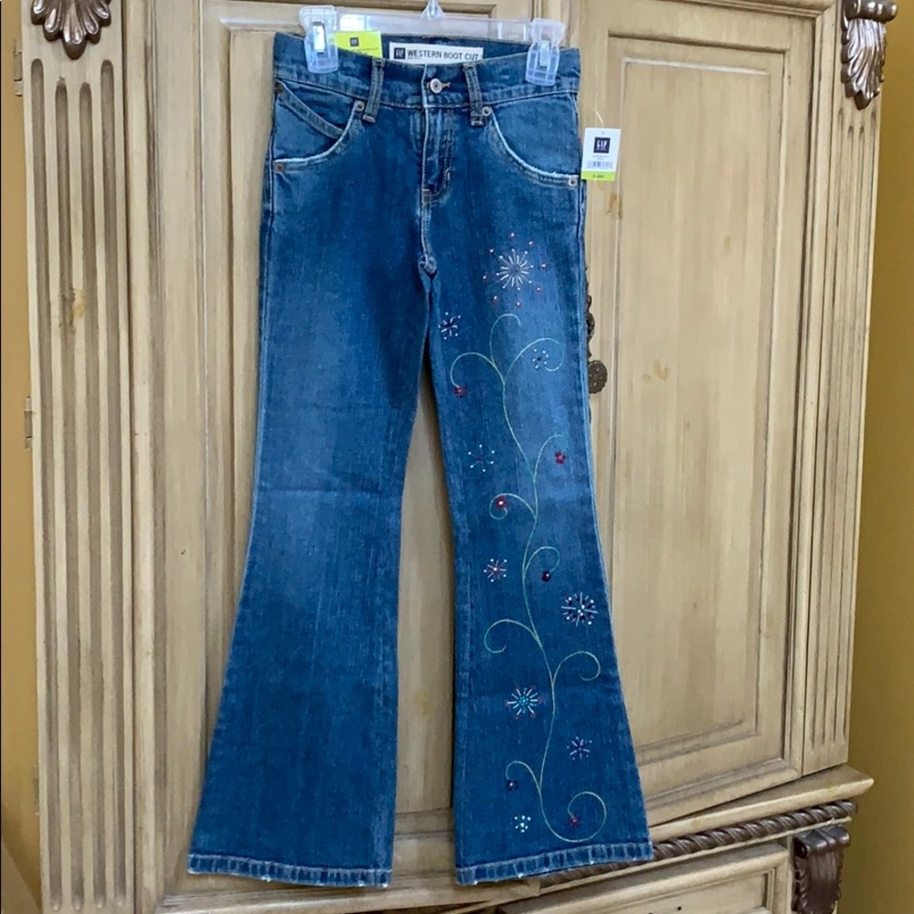 Girl’s Embroidered Gap Jeans